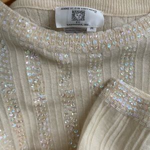 Vintage Anne Klein dress (ivory)